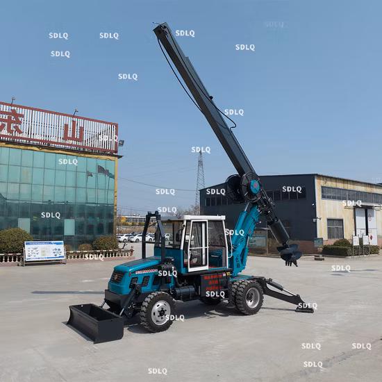 400m Trailer Type Borehole Drilling Machine/Hydraulic Multifunctional Drill Rig with Autoloader/DTH Drilling Rig and Rotary Drilling Rig for Sale