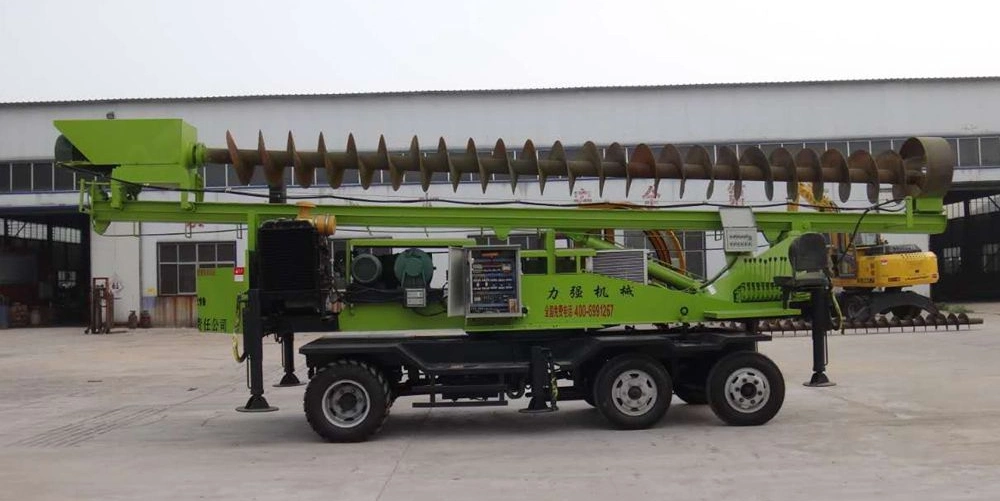 Wheel Type Pile Foundation Long Auger Drilling Rig (Lq360-8)