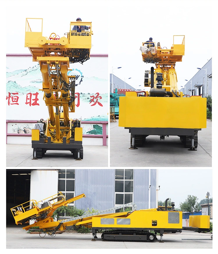 Hengwang Hw12m Slope Protection Anchor DTH Surface Drill Rig for Salt Mine