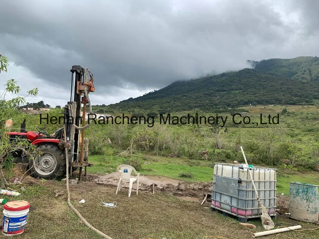 RC200wt Four-Wheel Tractor Mounted Hydraulic Deep Water Well Drilling Rig Machine /Tractor Borehole Water Drilling Rig Machine /Water Drilling Equipment