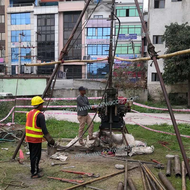 100m Civil Engineering Crawler Drill Rig for Spt, Soil, Core Drilling and Auger Drilling