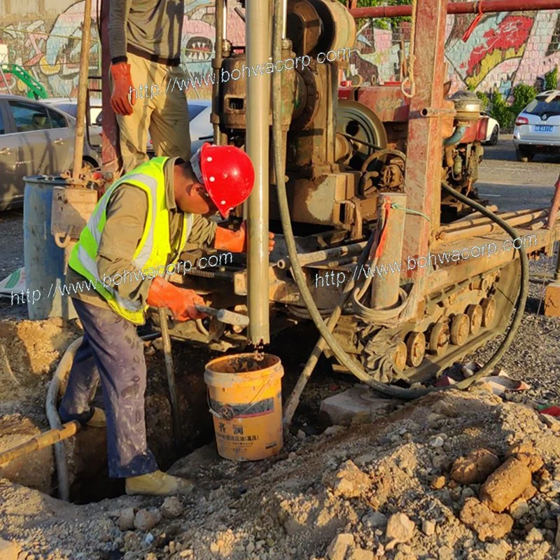 100m Civil Engineering Crawler Drill Rig for Spt, Soil, Core Drilling and Auger Drilling