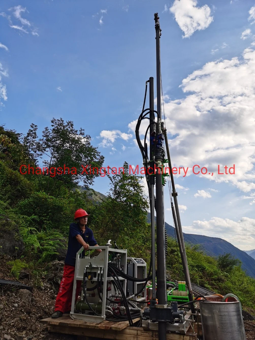 Kd-550 Portable Full Hydraulic Core Drilling Rig /Wire Line Drilling/Core Drilling